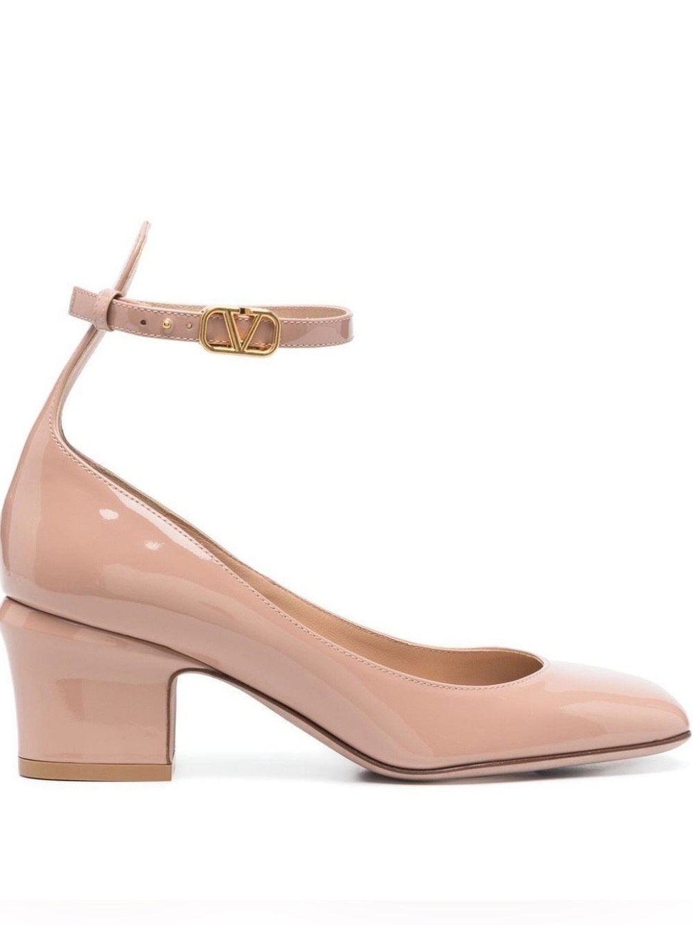 NEW! Valentino Garavani Tan Go Leather Pumps US 7